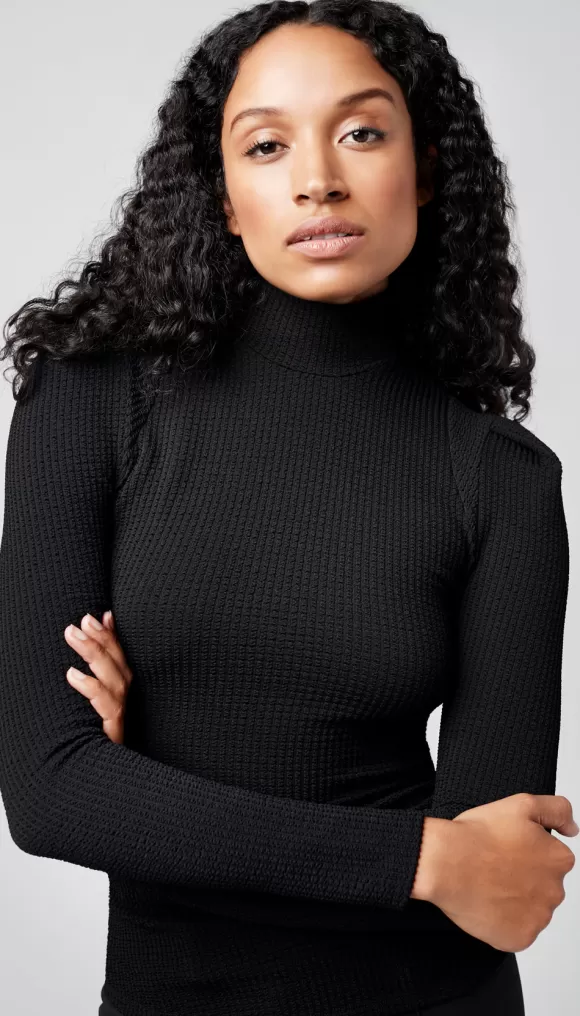 Online Box Pleat Knit Top Tops