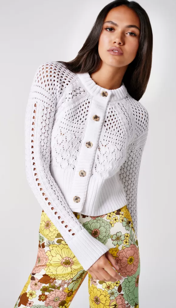 Store Crochet Cardigan Sweaters