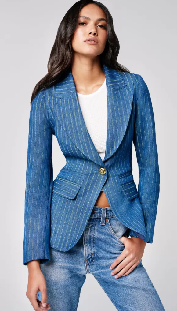 Shop Denim Hutton Blazer Blazers