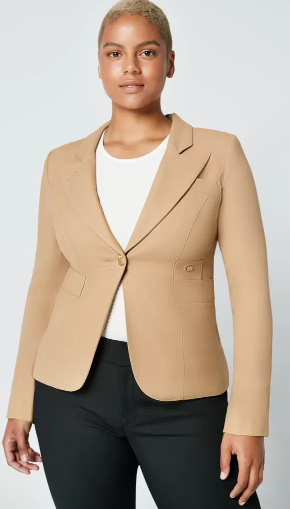 New Duchess Blazer Camel Duchess & Wrap Blazers