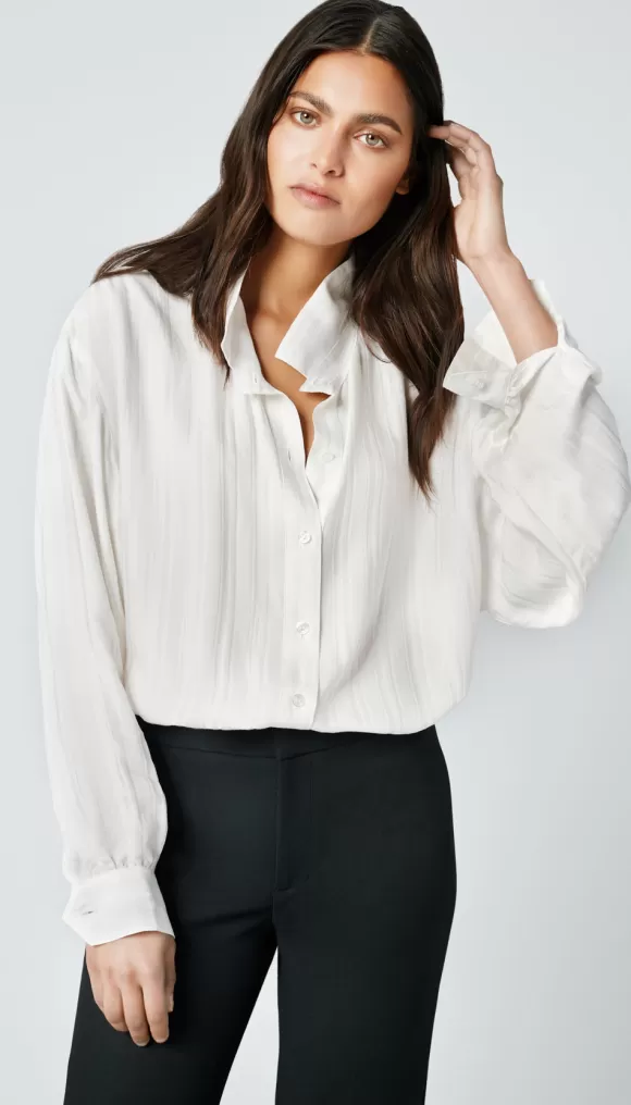 Best Fluid Drop Shoulder Blouse Tops