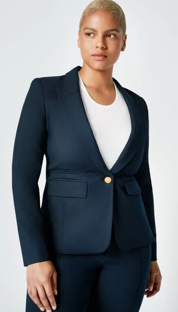 Best Sale Peaked Lapel Blazer Blazers