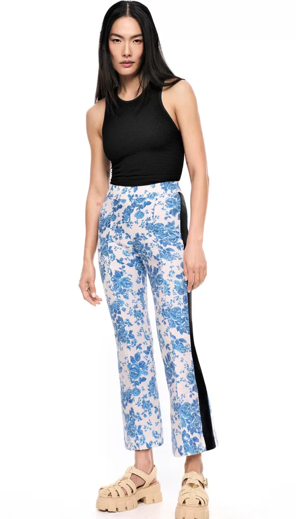 Best Tux Stripe Cropped Pintuck Pant Bottoms